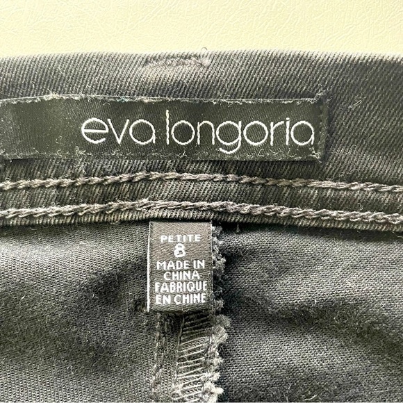 Eva Longoria Black Jeggings – Mid-Rise, Size 8 Petite - Picture 7 of 12